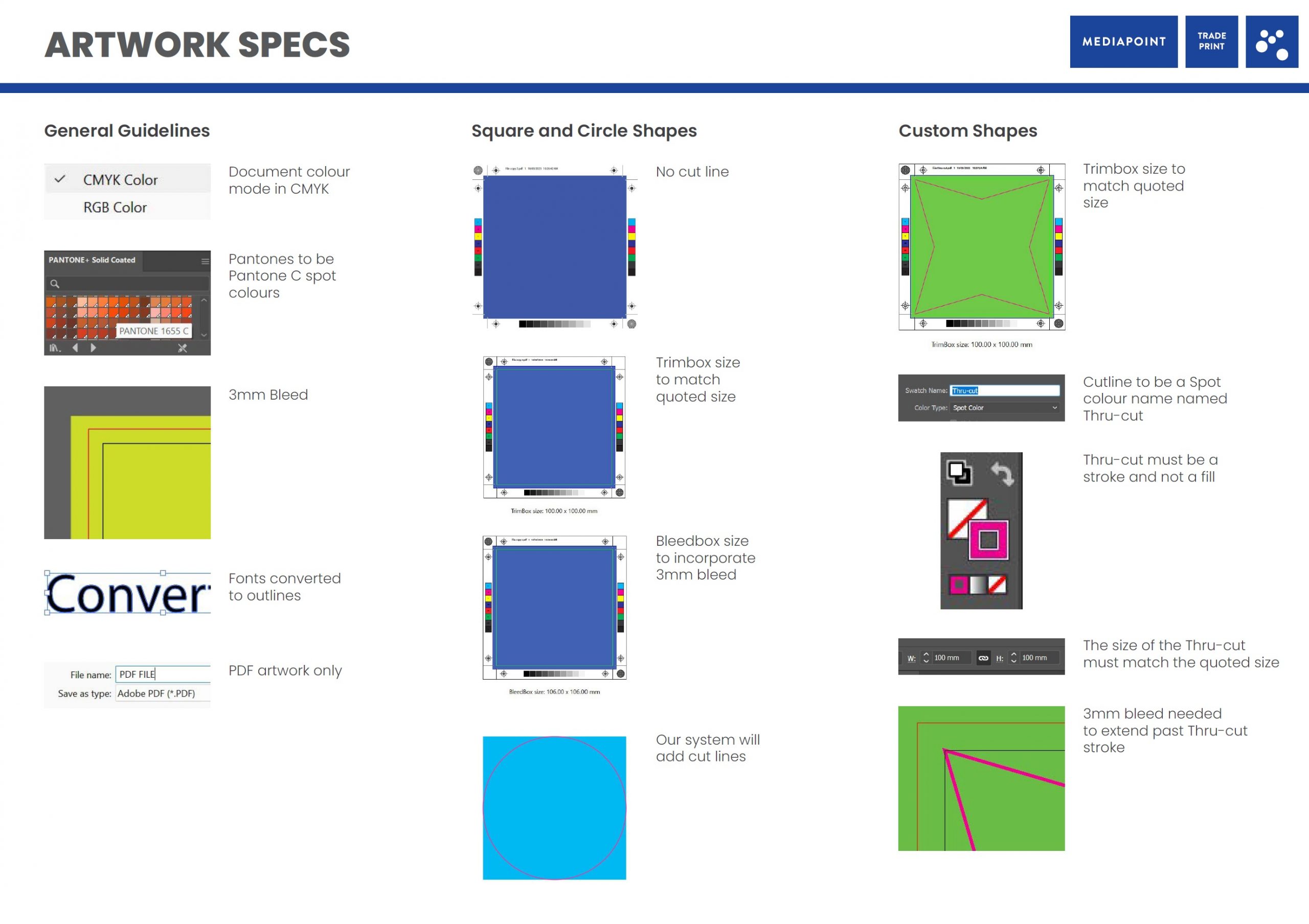 Label Printing Artwork Guide